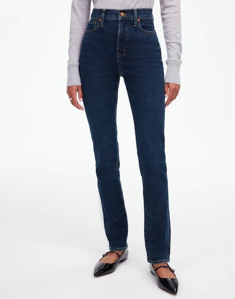 Madewell The Percect Vintage Full Length Jean Dark Blue Size 25